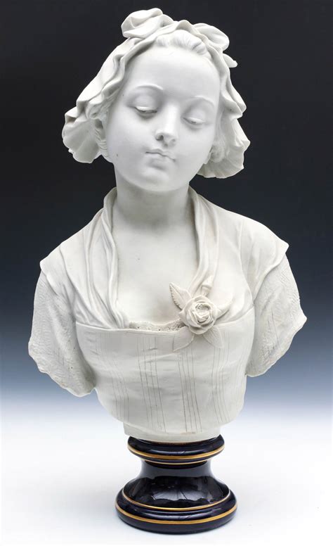 201 A Large French Porcelain Bust After Eugene Laurent