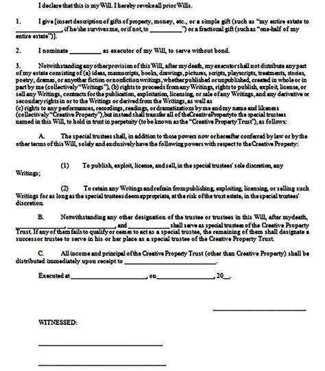 Instructor’s name time/day the class meets class and section your name please read all of these boxes to make sure you are following. Sample Will Form | Mous Syusa