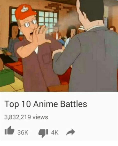 Top 10 Anime Battles 3832219 Views 36ki 4k Anime Meme On Sizzle
