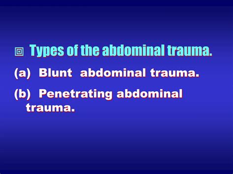 Ppt Abdominal Trauma Powerpoint Presentation Free Download Id9424457