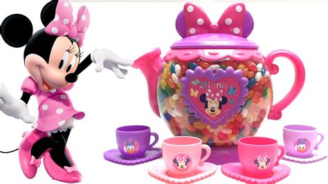 Minnie Mouse Tea Play Set With Surprise Toys Inside Juguetes De