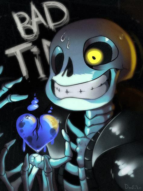 Sans Showing Us Some Bad Time By Don Ko Bad Timing Undertale Fanart