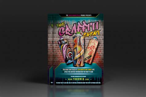 Graffiti Flyer Or Poster By Luuqas On Graffiti Event Flyer Templates