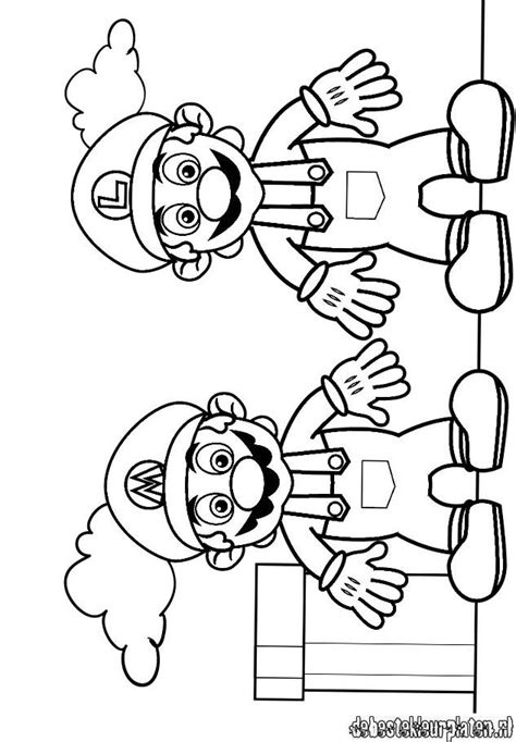 Mario Lego Kleurplaat - Christmas Coloring pages free - Squid Army
