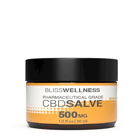 500mg Cbd Topical Salve 1 Oz Bliss Wellness Premium