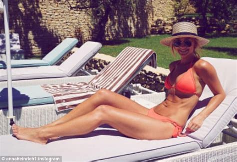 Anna Heinrich Flaunts Her Incredible Bikini Body In France Daily Mail Online