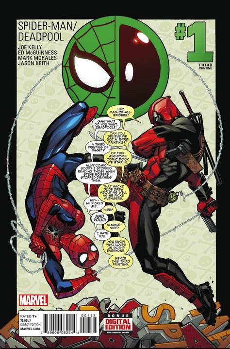 Spider Man Deadpool 1 Mcguinness 3rd Printing Fresh Comics