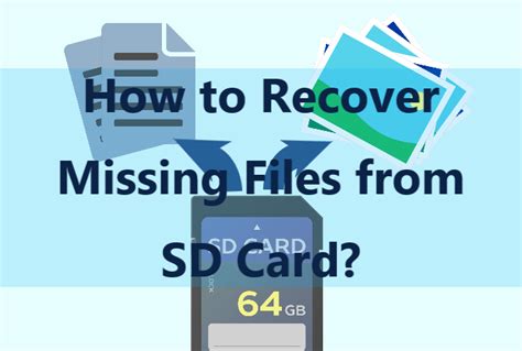 How To Recover Missing Files From Sd Card