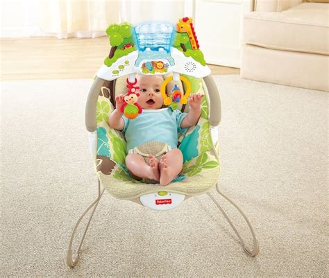 Bouncer Deluxe Fisher Price Little Baby Infant Baby Bouncer Fisher