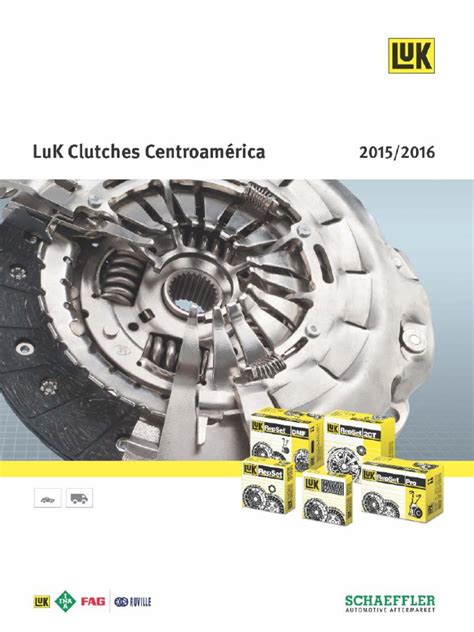 Catálogo Luk Clutches Pdf Embrague Ingeniería De Transporte