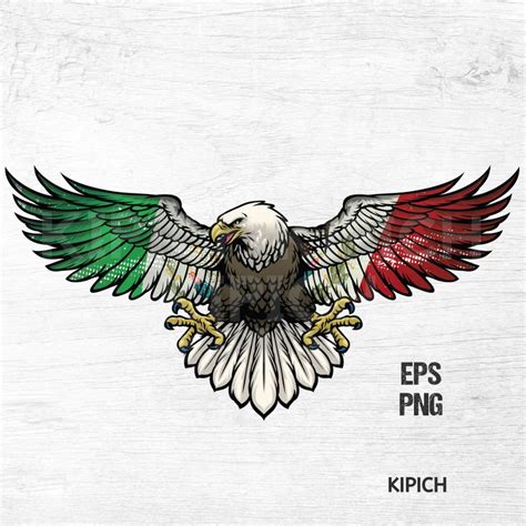 Mexican Eagle Flag Png Mexico Distressed Flag Png Eps Etsy Mexican Eagle Mexican Flag