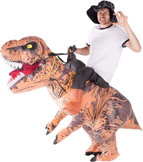 Clothing Shoes And Accessories Costumes K354 Inflatable Riding Dinosaur