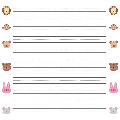 Primary Lined Paper Free Primary Paper Printable That Are Gorgeous