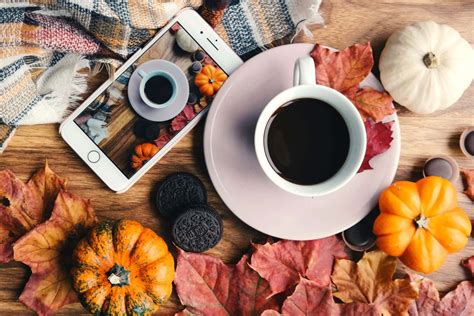 download an inviting cozy desktop for a cozy fall day wallpaper