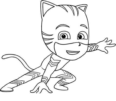 Catboy Pj Masks Pages Coloring Pages