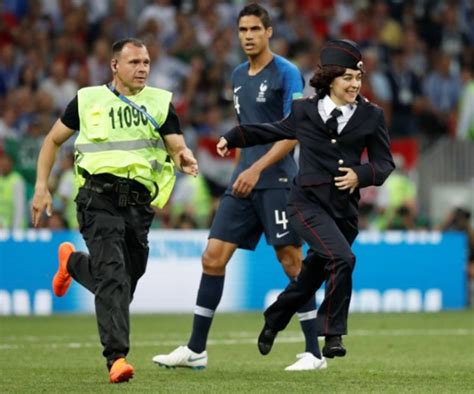 Photos Anti Kremlin Protesters Invade Pitch During World Cup Final Sports