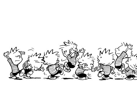 Calvin And Hobbes Wallpapers Black And White