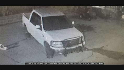 Tulsa Police Searching For Stolen Truck And Trailer