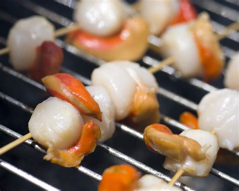 Recette brochettes de coquilles saint - jacques