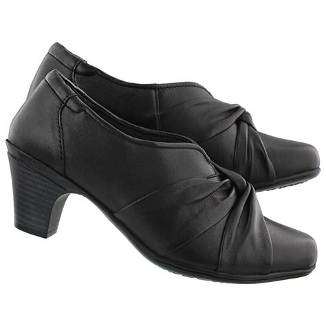 Softmoc Womens Danielle Black Dress Heels