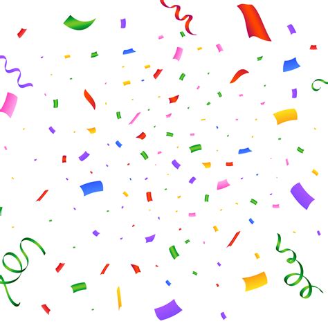confetti png image for birthday party background simple tinsel and confetti explosion colorful