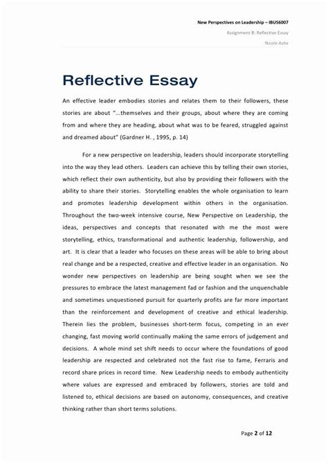 How To Write An Abstract For A Reflective Essay Alana Letter