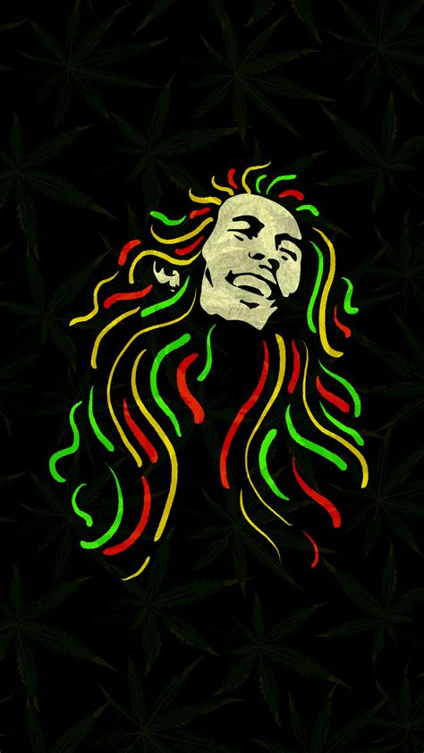 download bob marley colorful digital art wallpaper