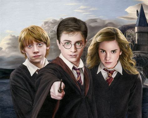 Harry Potter Ron Weasley Hermione Granger Wallpapers Wallpaper Cave