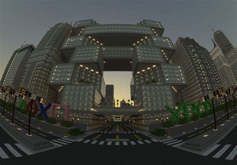 Fantastic Minecraft City Was Built On Xbox 360 Over Almost