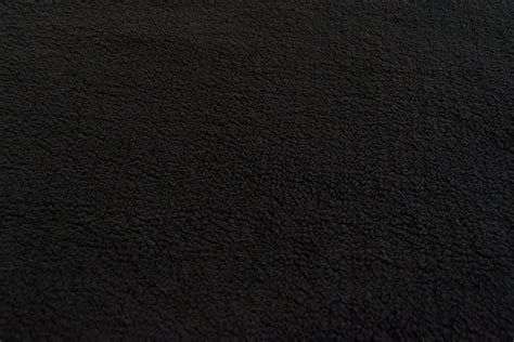 Super Soft Black Sherpa Fleece Faux Fur Fabric By The Metre 2r307