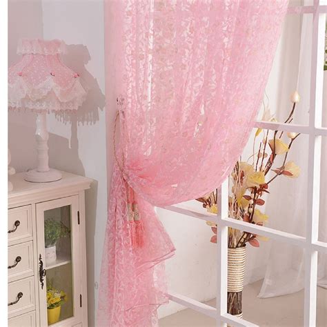 Pink Lace Curtains Vibe Chaser