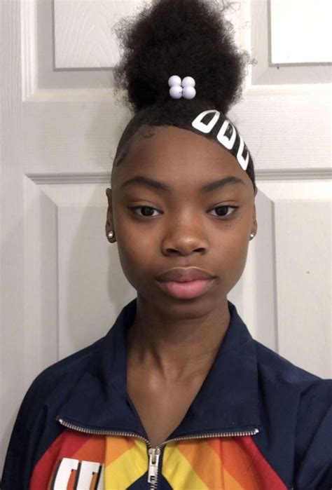 Top Knot W Swoop 😍 In 2021 Black Girl Natural Hair Natural Hair