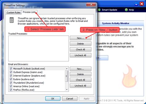 The features like resume and pause help you to handle interrupted and broken download and if your browser can't support the current downloading. How to configure PC Tools ThreatFire to work with Internet ...
