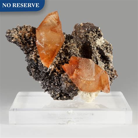 An Impressive Elmwood Calcite On Sphalerite Fearless The Collection Of Hester Diamond Part Ii
