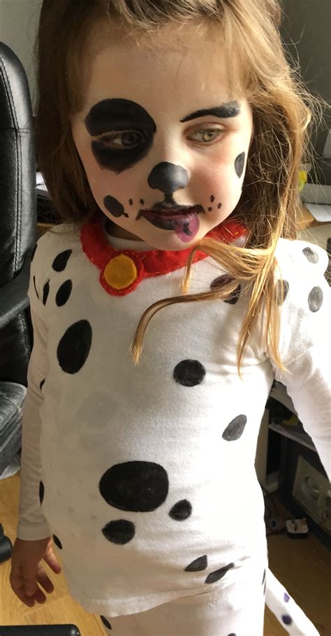 Dalmatian Spotty Dog Fancy Dress Costume Diy Dog Fancy Dress Diy