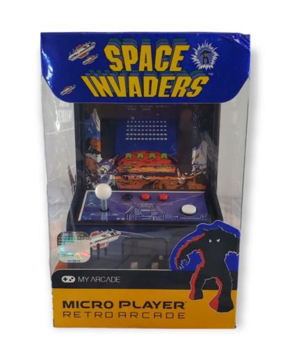 My Arcade Space Invaders Collectible Retro Arcade Machine Micro Player
