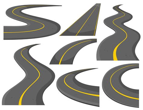 Different Pattern Of Roads 373536 Vector Art At Vecteezy