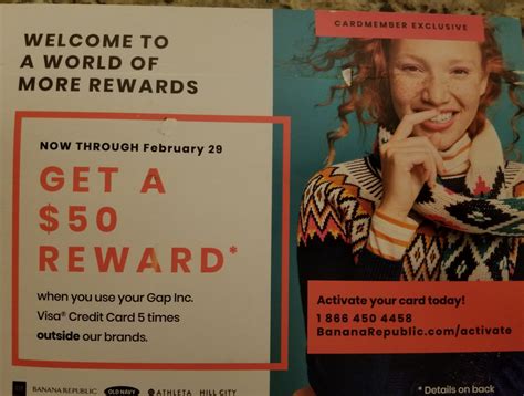If you have a banana republic visa card, it will stop working 90 days after you receive your new card. Expired Targeted Gap/Old Navy/Banana Republic ...