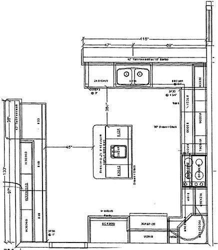 Kitchen Floor Plans Kitchen Island Design Ideas Small
