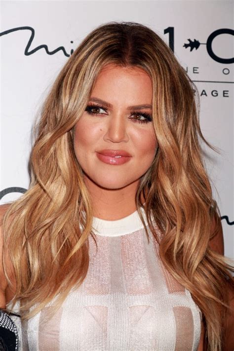 Khloe Kardashian Wavy Light Brown Loose Waves Hairstyle Steal Her Style
