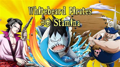One Piece Treasure Cruise Blast Whitebeard Pirates 30 Stamina Youtube