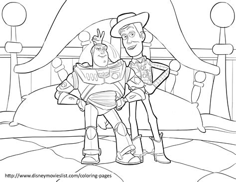 Woody Toy Story Coloring Page At Free Printable