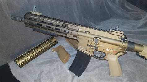 Vfc Hk416a5 Gbbr Ral 8000 Geissele Magpul Custom Gas Rifles