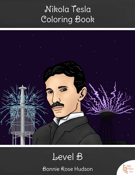 Nikola Tesla Coloring Book Level B Made By Teachers