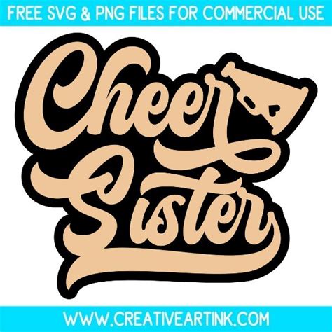 Cheer Sister Svg Free Svg Files