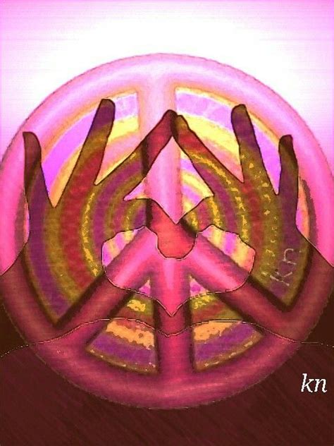 Peace And Love Peace Sign Hand ♥heart♥ Peace Sign Art By Kn
