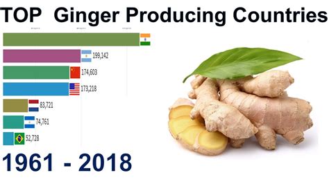 Top Ginger Producing Countries 1961 2018 Ginger Export Top