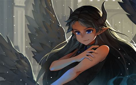 Anime Girls With Wings View And Download This 2088x2320 Alicerabbit