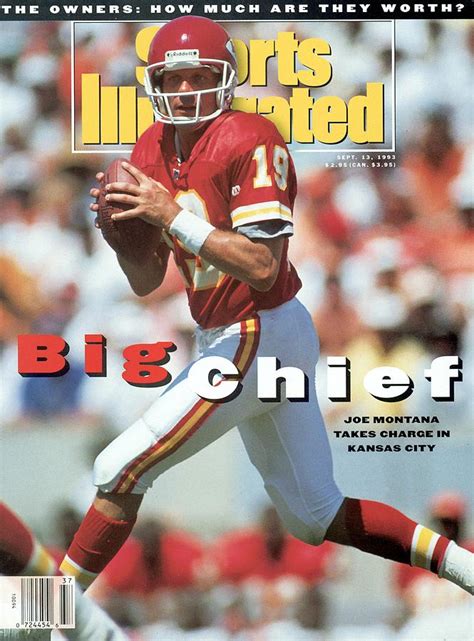 Kansas City Chiefs Qb Joe Montana Sports Illustrated Cover Photograph By Sports Illustrated