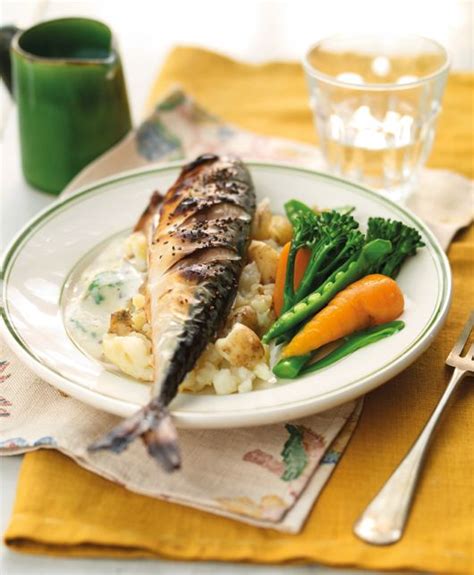 Grilled Mackerel With Mustard Sauce Recipe Heart Healthy Recipes
